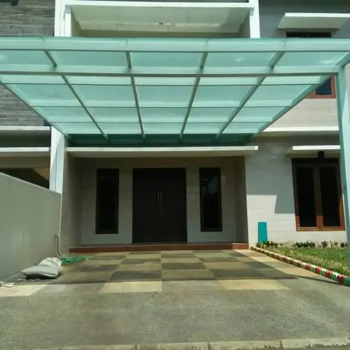 Kanopi Kaca Tempered 10mm di  salatiga