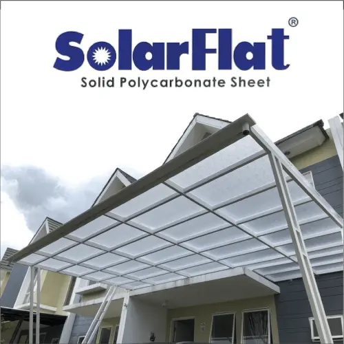 Kanopi Solarflat 3 mm  salatiga